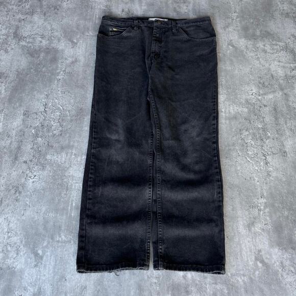 Vintage Y2K Faded Black Levi’s Style Grunge Opium Denim Jeans - Picture 2 of 5